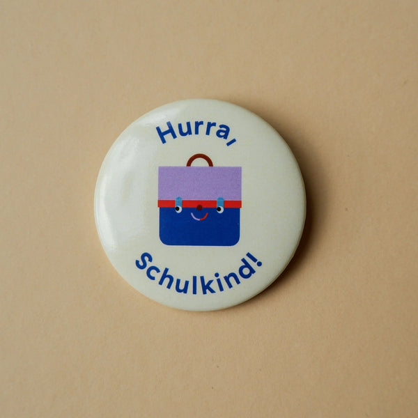 Button "Hurra, Schulkind"