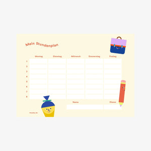 Stundenplan "Einschulung"