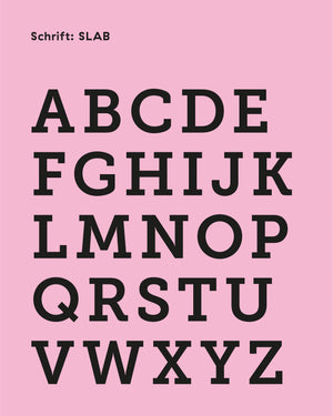 Tasche mit Initiale "ROSA-SCHOKOLADE"