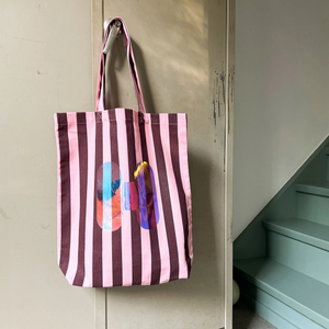 Tasche mit Initiale "ROSA-SCHOKOLADE"