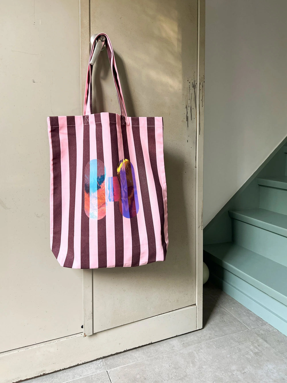 Tasche mit Initiale "ROSA-SCHOKOLADE"