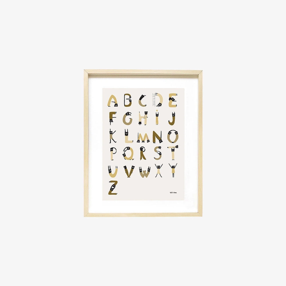 Poster A3 "ABC" | Ted & Tone