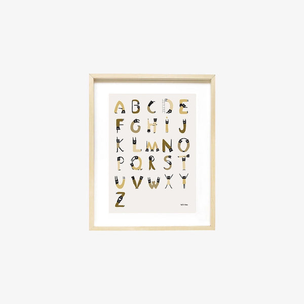 Poster A3 "ABC" | Ted & Tone