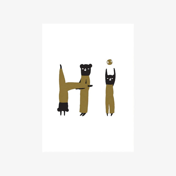 Postkarte "Hi!" | Ted & Tone