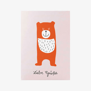 Postkarte "Liebe Grüße" | Unter Pinien