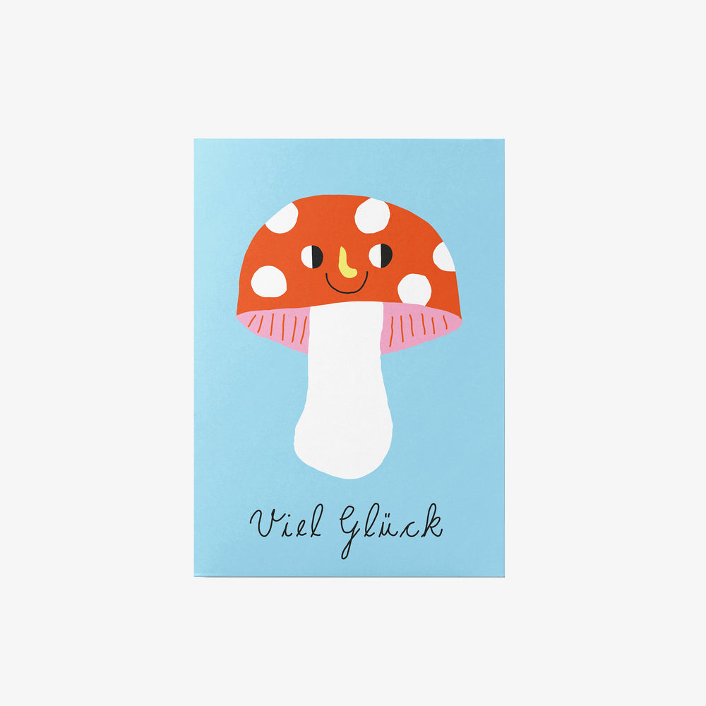 Postkarte "Glückspilz" | Unter Pinien