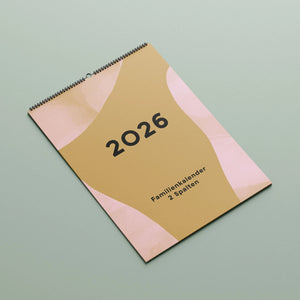 Familien-Wandkalender 2026 – mit frei wählbarer Spaltenanzahl | A3 | Recyclingpapier