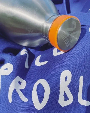 Tragetasche "Collecting all my Problems" | blau