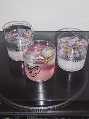 Trinkglas "Don´t care"