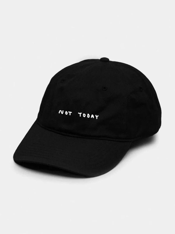 Cap mit Spruch Not Today  | Unisex  | Schwarz
