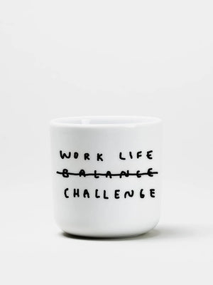 Becher „Work life challenge“ YAHYA Studio